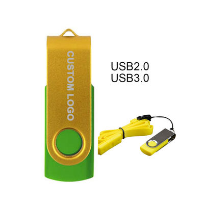 Flash Memory Disk Creative 360 Degree Rotating Personality Flash Drive 64g 32g 16g8g Enterprise Lettering Logo Wholesale USB Flash Drive