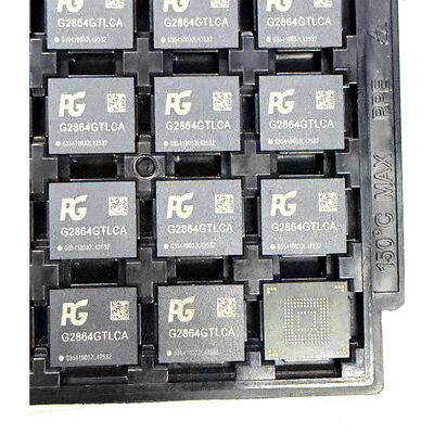 EMMC 5.1 64GB کاملا جدید حافظه اصلی مدارهای یکپارچه تراشه حافظه جاسازی شده چند رسانه ای کارت قطعات الکترونیکی از BGA