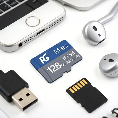 Large Capacity TF Memory Card Waterproof Shock Vibration Resistant Mini Storage Card for Game Console Drone